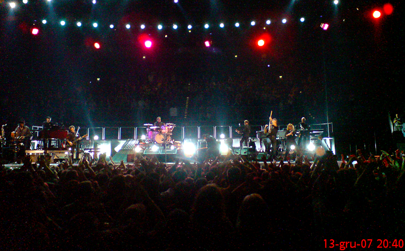 Bruce Springsteen & The E Street Band - Koln Arena, 13.12.2007 r. fot: Wojciech Markos Markiewicz