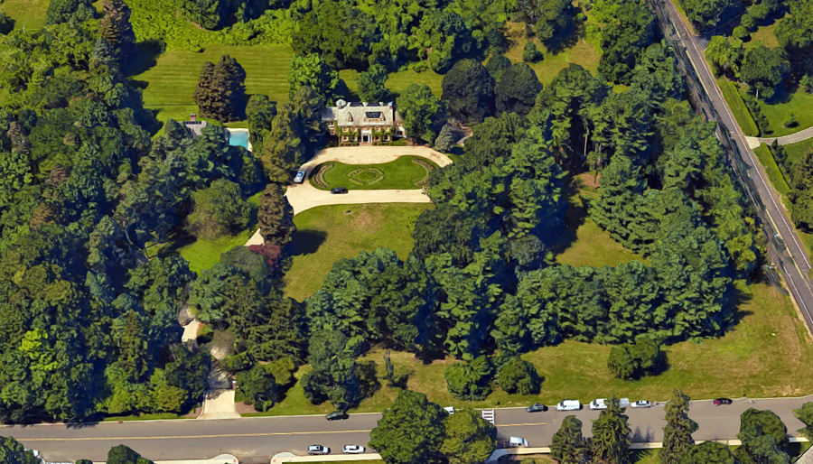 Była już posiadłość Bruce'a Springsteena w Rumson. fot. Google Maps