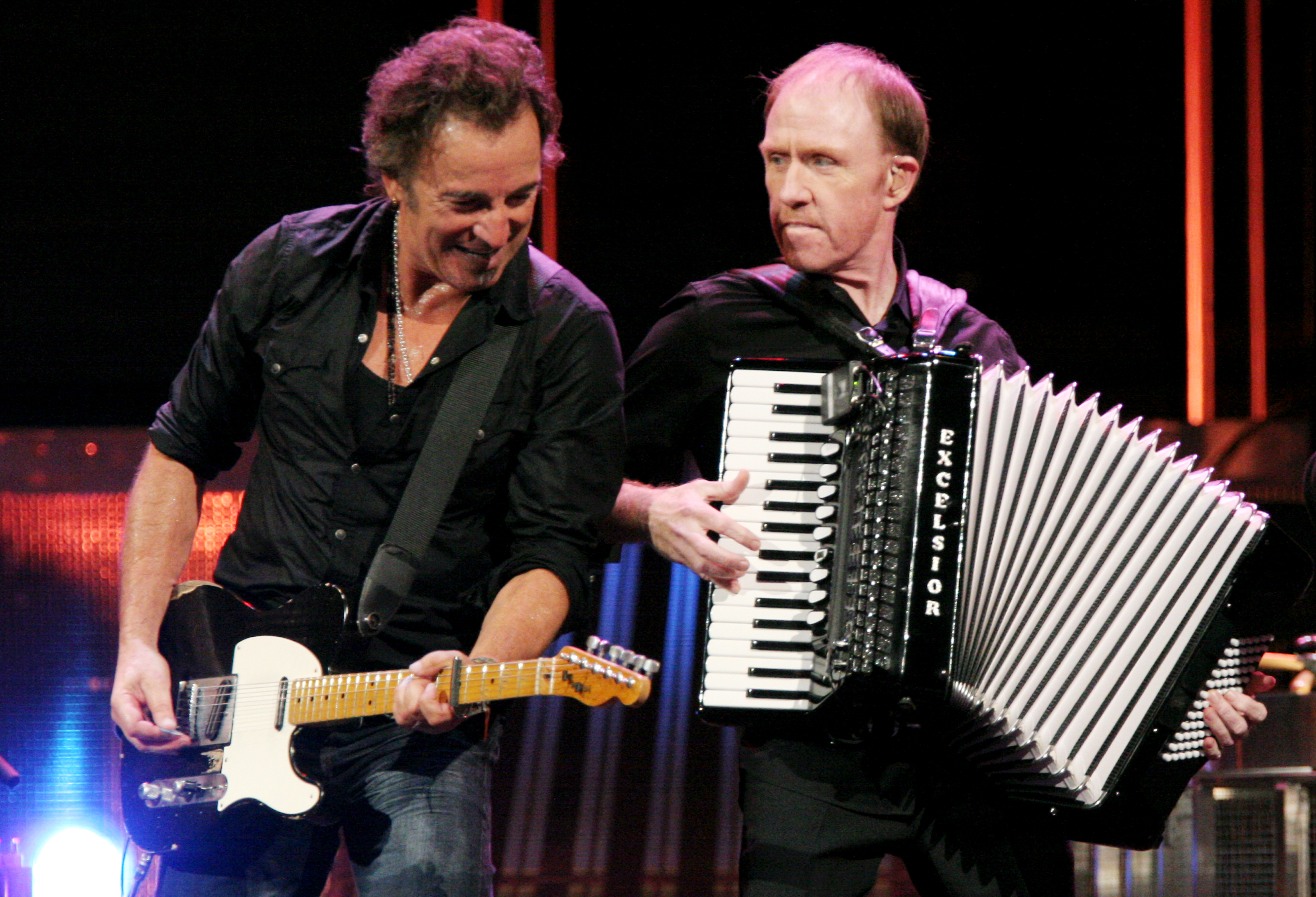 Danny Federici i Bruce Springsteen. Fot: Guy Aceto/Backstreets