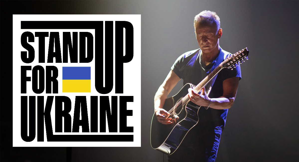 Bruce Springsteen dołącza do kampanii Stand Up for Ukraine. (fot. Rob DeMartin)