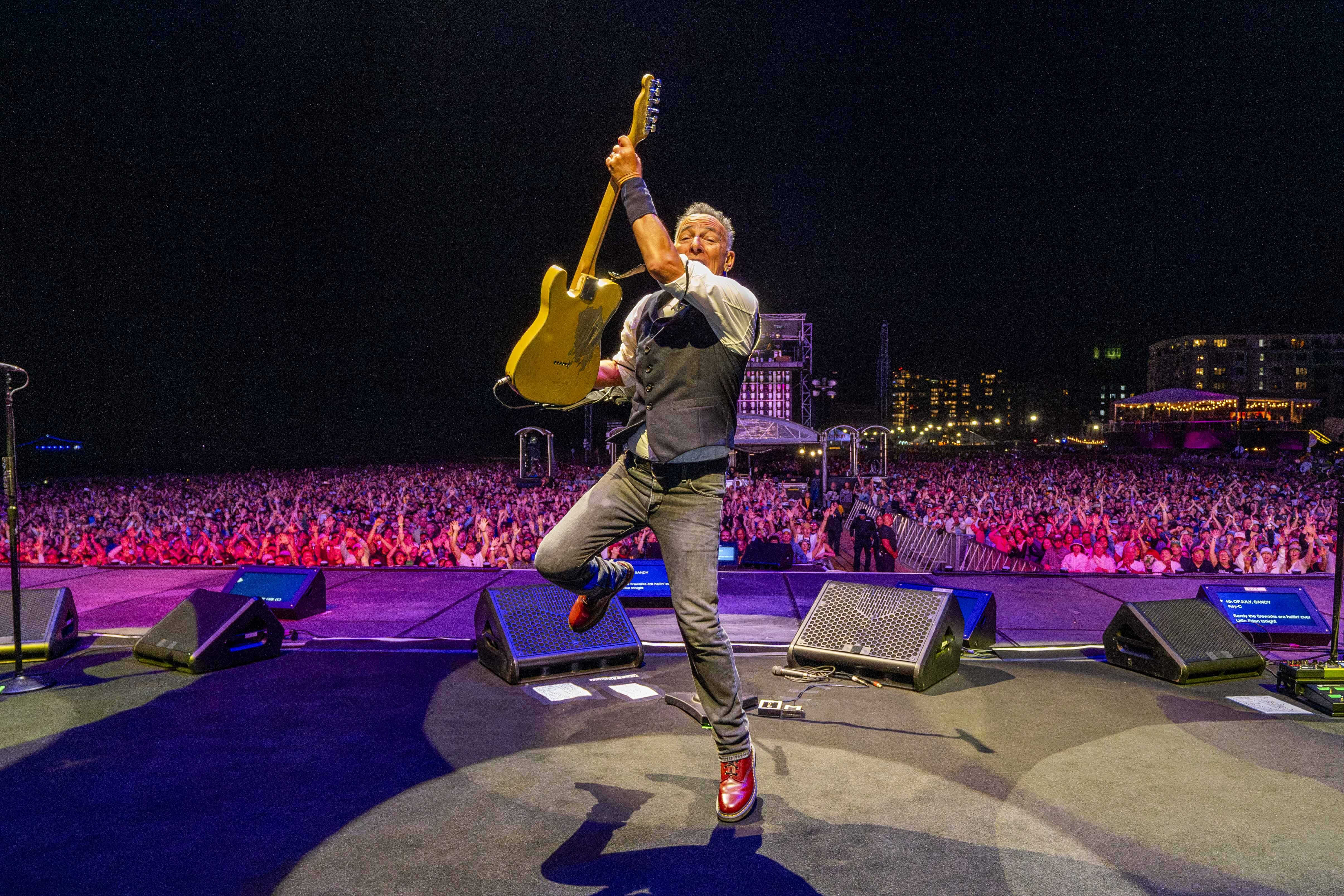 Bruce Springsteen podczas Sea.Hear.Now w Asbury Park, New Jersey. 15.09.2024. (fot: Rob DeMartin)