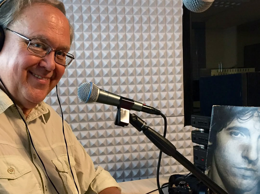 Frank Stefanko podczas wywiadu w Radio Alba (Włochy). fot. Guido Harari