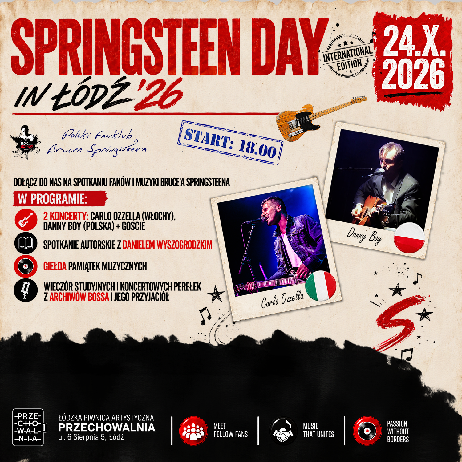Zapraszamy na Springsteen Day in Łódź ’26